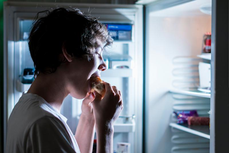 Boy eating